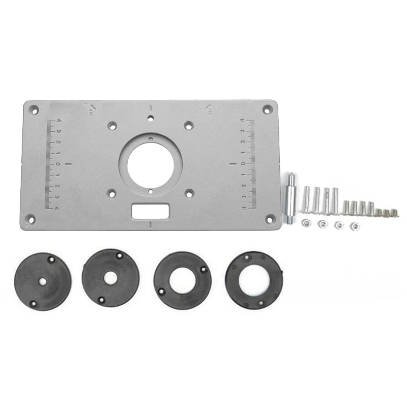 Многофункциональный алюминиевый фрезерный стол вставная пластина