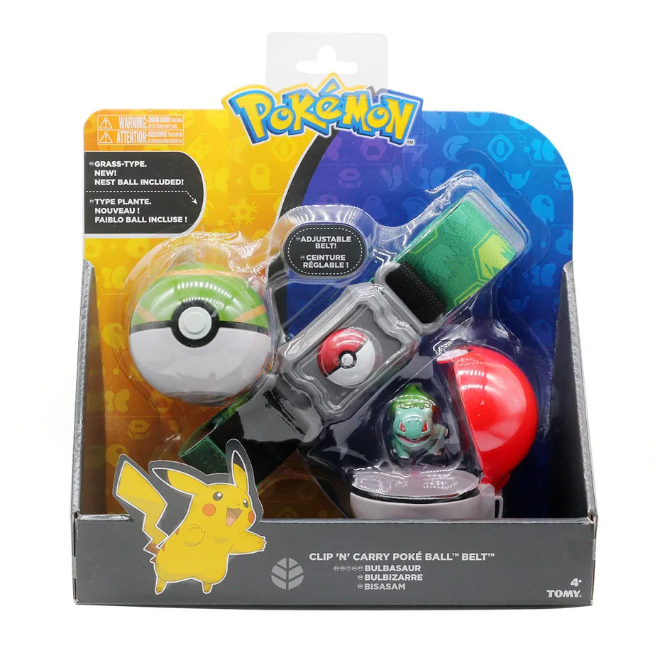 Покемон ПЭТ эльф мяч Пикачу Детский пояс игрушки покемон подарок для детей на