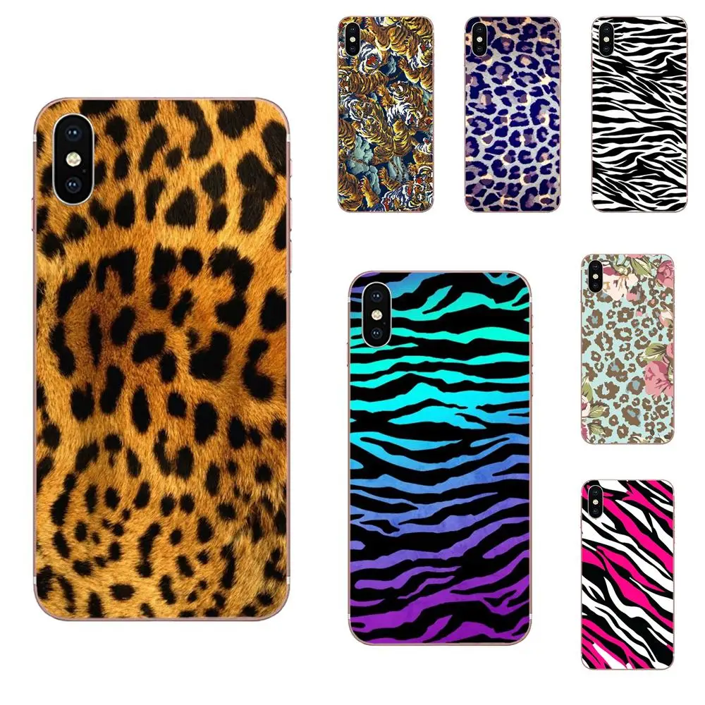 ТПУ чехол для мобильного телефона с леопардовым принтом Тигра samsung Galaxy Note 5 8 9 S3 S4 S5