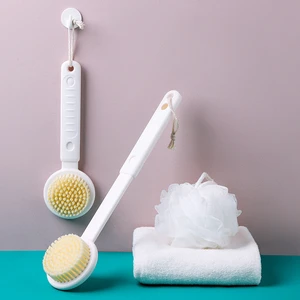 Japanese soft hair retractable shower gel body brush scrub towel bath brush adult back brush body brush to remove dead skin