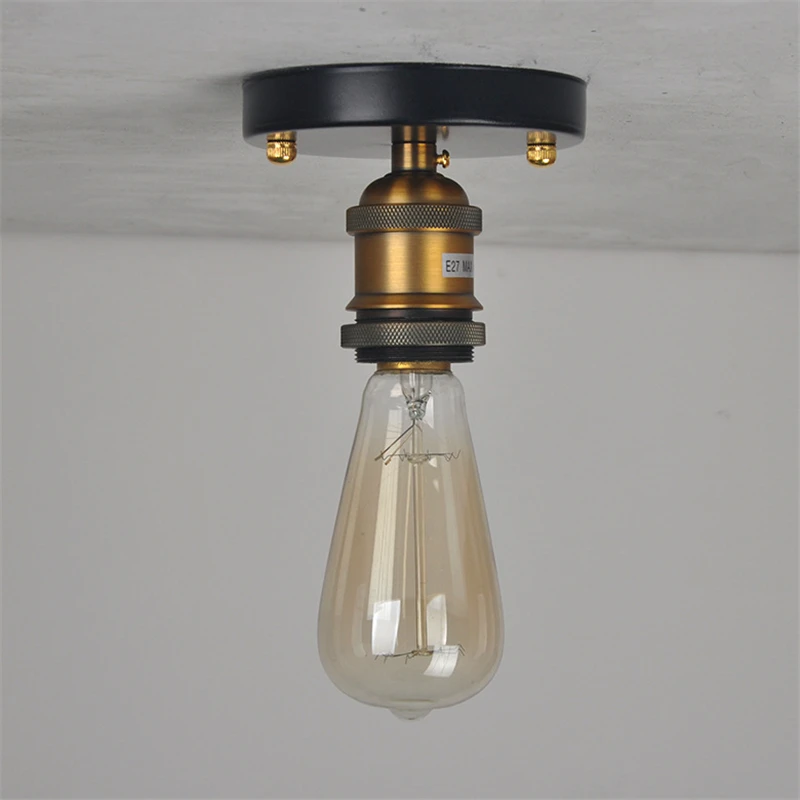 Nordic Bronze Pendant Lights American Industrial Decor Living Room Lamp Restaurant Black Luminaire Kitchen Fixtures | Освещение