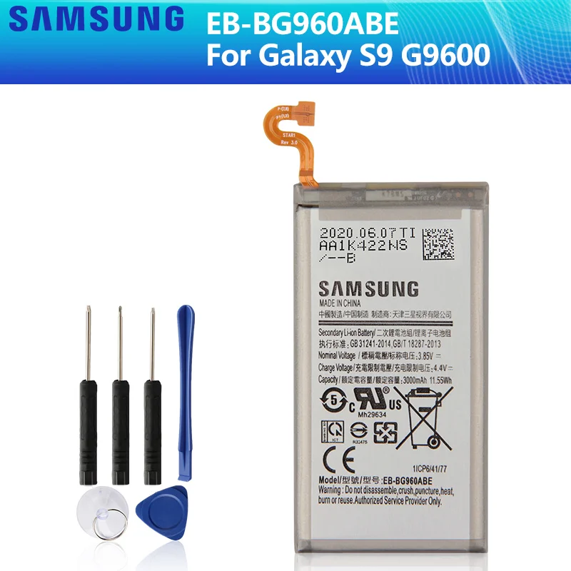 Оригинальная запасная аккумуляторная батарея SAMSUNG GALAXY S9 G9600 телефон с резьбой G960F