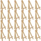 24 шт., деревянные мини-витрины 12,7 см, мольберты, настольные подставки, подходят для детского рукоделия, визиток