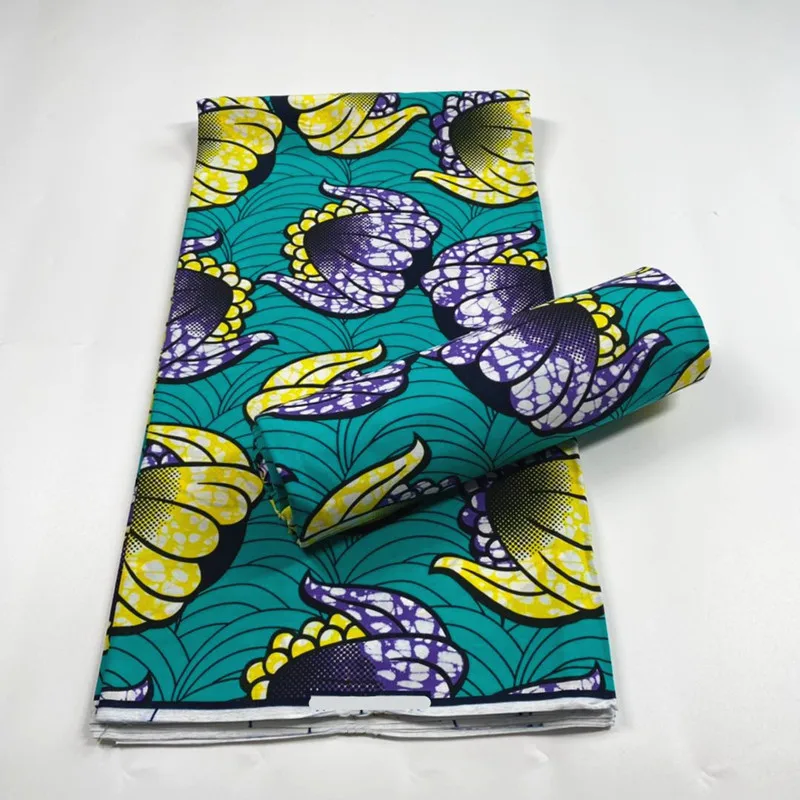 

Мягкий 100% хлопок настоящий Африканский воск оригинальная фототкань ткань воск Анкары 6 ярдов африканская вощеная ткань принтом