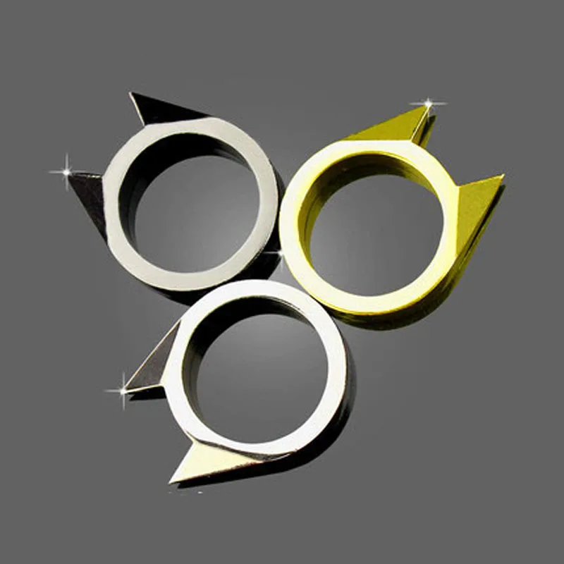 1 шт. женское и мужское безопасное кольцо для выживания инструмент самозащиты из