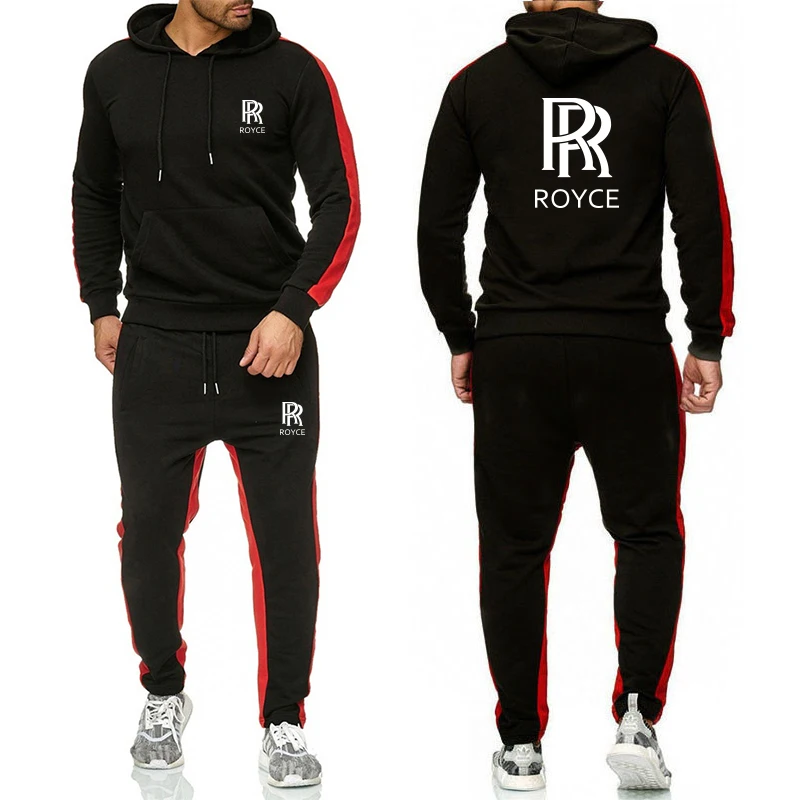 

Stylish and Comfortable Autumn Men's Set New Men's Hoodie + Sports Pants Two-piece Hooded Casual Suit Men's Clothes
