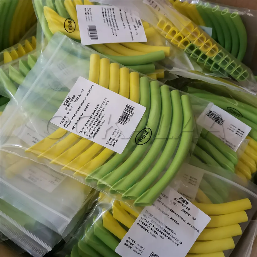 Good quality 10pcs Dental Accessories Strong Sucking Tips / Plastic Suction Nozzle Material Oral disposable Autoclavable |