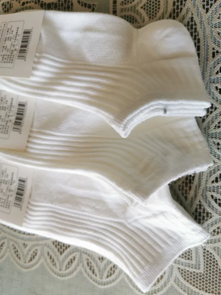 6 Pairs/Lot Cute socks women ankle socks white socks aesthetic socks cotton girls socks 92% cotton