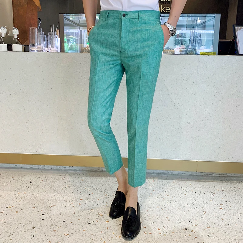 Костюм брюки мужские бар рабочие девять очков профессиональная одежда