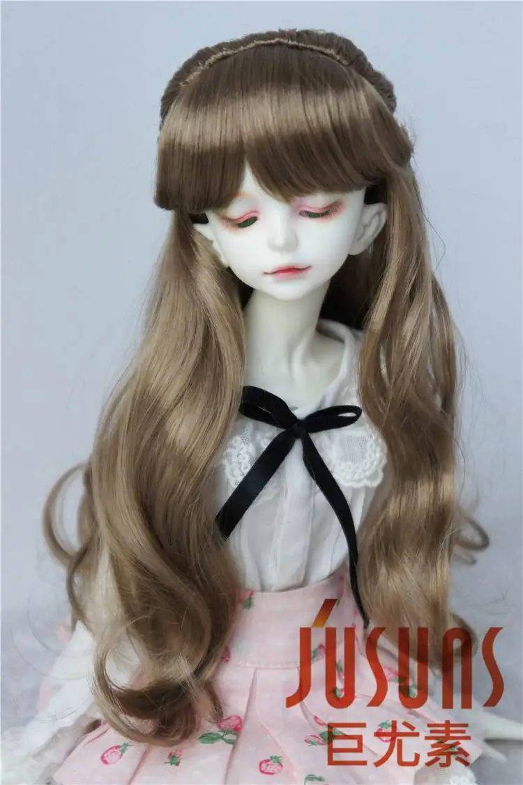 Sd кукла 1/3 латов красный парик BJD 8 - 9 дюймов длинные волнистые конский волос Syntheic