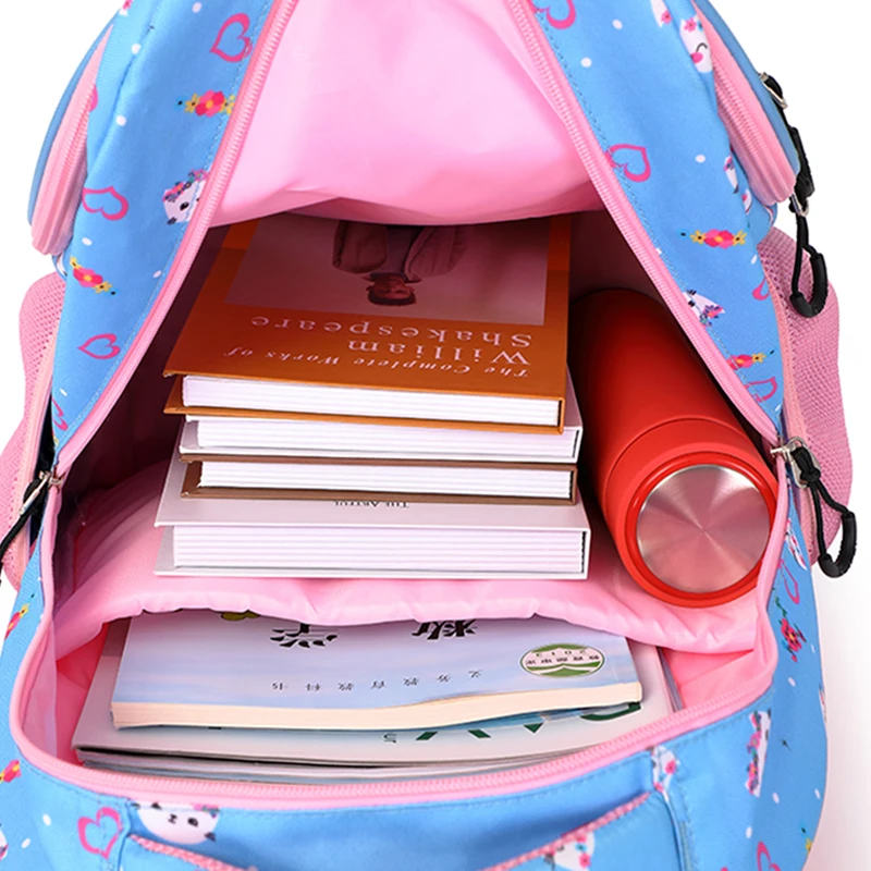 Beautiful Backpacks Girls School Bags Kids Bookbags Lunchbox Primary Student Backpack Waterproof enlarge