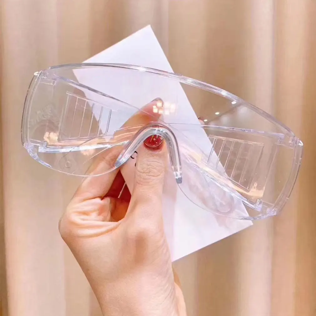 

Safety Glasses Lab Eye Protection Eyewear Clear Lens Workplace Safety Goggles Anti-dust Supplies