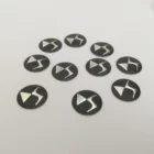 10 шт. 14 мм DS DS3 DS5 DS6 Deesse PSA Автомобильный Брелок дистанционного управления с ключом эмблемы радио Кнопка Стикеры замена автомобилей Средства для укладки волос