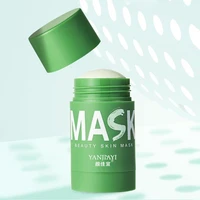 green tea cleansing clay stick mask acne cleansing beauty skin green tea moisturizing hydrating whitening care face dropship