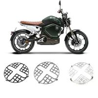 headlight protection net retro anti collision lampshade alloy protective cover motorcycle refit accessories for super soco tc