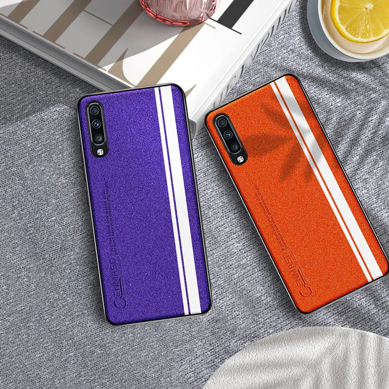 Чехол для samsung A50, роскошный кожаный силиконовый мягкий защитный чехол для samsung Galaxy A30 A50 A70, противоударный чехол