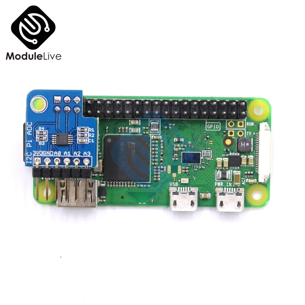 ADS1115 I2C Pi ADC модуль 16-битный прецизионный 8SPS до 860SPS для Raspberry 1 2 3 Zero A + B набор
