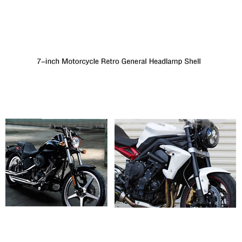 " фары корпус лопасти для мотоциклов Универсальный Корпус для KAWASAKI Honda Yamaha Chopper Кафе Racer Bobbe