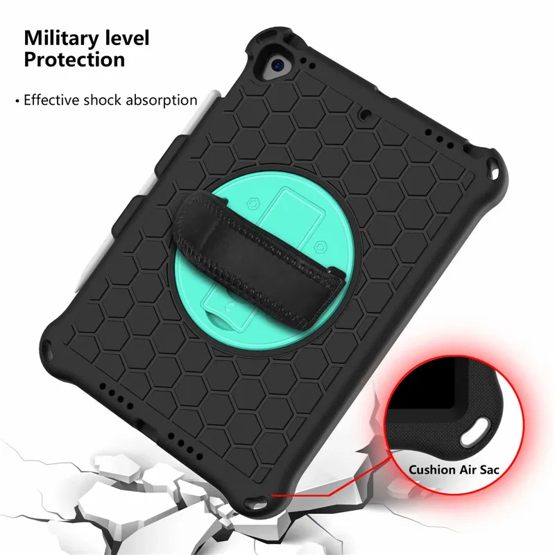

Heavy Duty Silicon Tablet Case IPad 7th 8th Gen 10.2 6th 9.7 10.5 11 Air 2 3 4 10.9 Mini 2 3 4 5 Kid Safe Shockproof Cover shell
