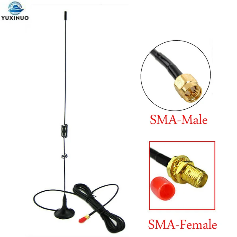 Автомобильная антенна Nagoya UT-106 VHF UHF двухдиапазонная SMA-Male/SMA-Female Magnetic HF для