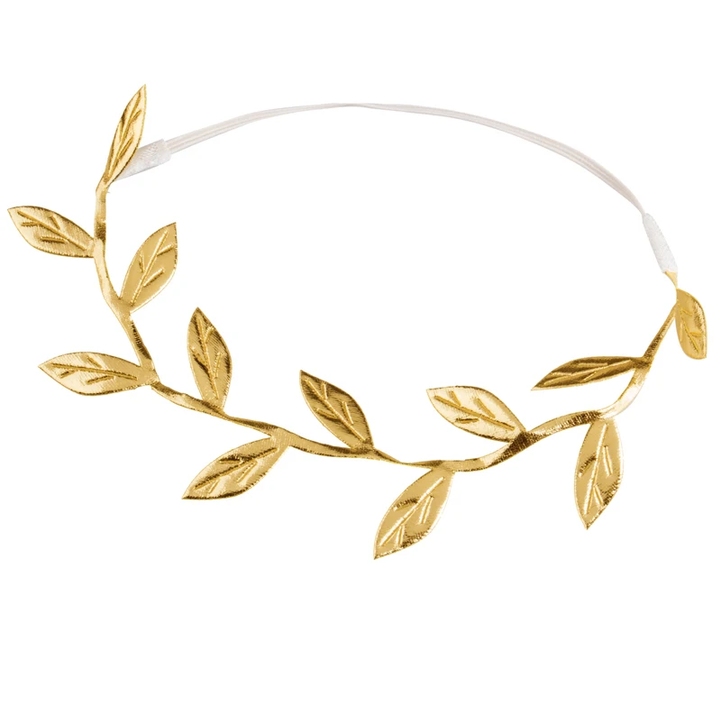 Ободок в виде листьев набор символ мира Оливковая ветвь милый ободок для волос с