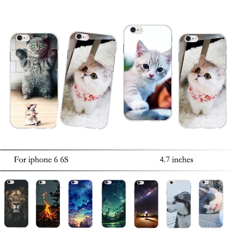 Чехол для iphone 6 S чехол мягкий силиконовый из ТПУ бампер задняя крышка apple Funda |