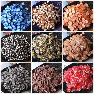 Добавки для мороженого Boxi, для слайма, полимерная глина, пончики, торт, набор сделай сам, насадки для пушистой прозрачной слайма