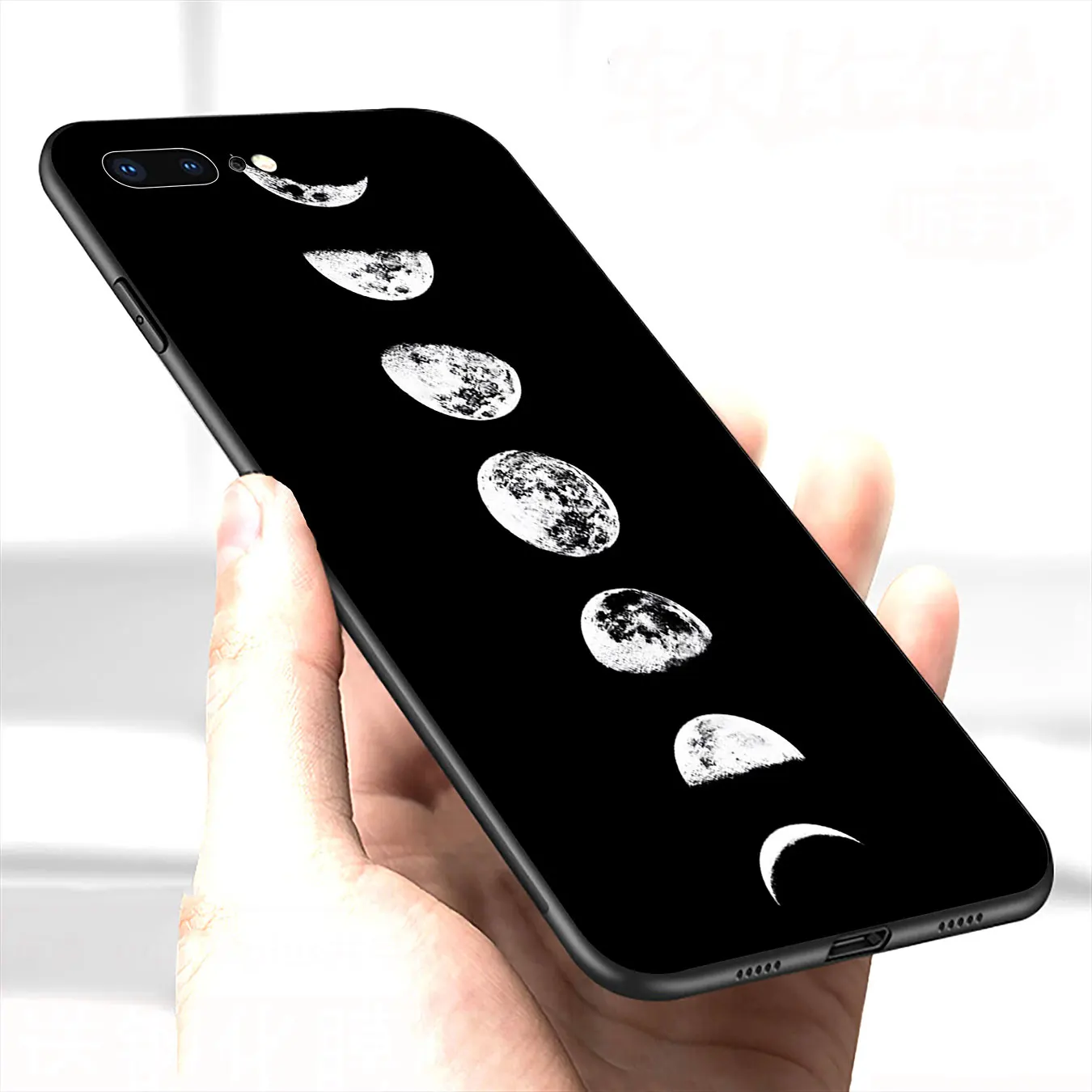 Space Love Луна астронавт Кошка мягкий силиконовый чехол для iPhone 12 мини XR X XS 11 Pro Max 10 6 6S