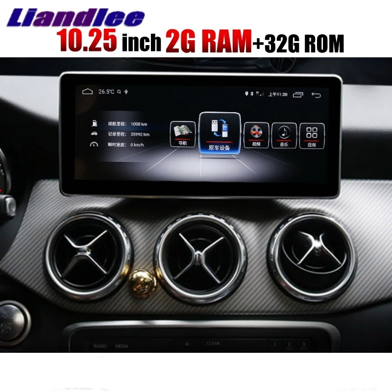 Liandlee автомобильный мультимедийный плеер NAVI для Mercedes Benz MB A Class W176 2012 ~ 2018 CarPlay