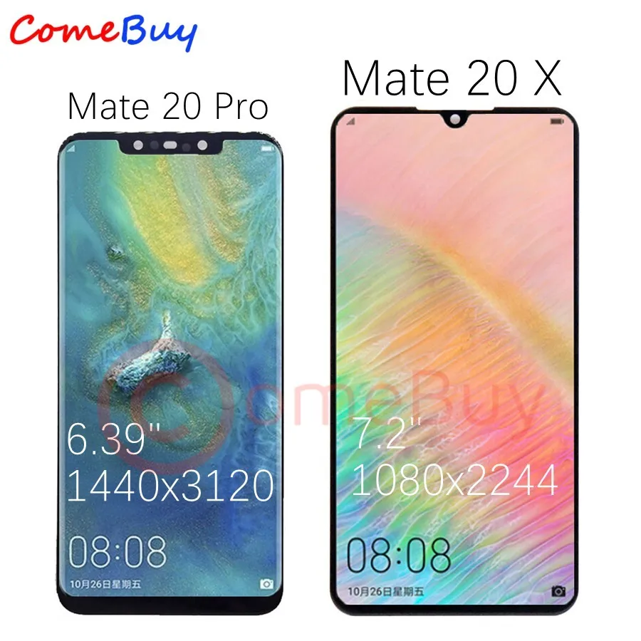 Для huawei mate 20 Pro ЖК-дисплей сенсорный экран дигитайзер EVR-L29 LYA-L09 для huawei mate 20 X lcd mate 20 Pro замена экрана