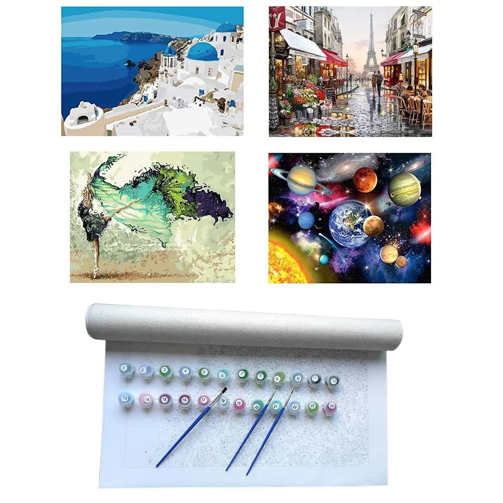 

DIY Digital Oil Painting Filled Handmade Painting Toys Children's Painting Art Home Decoration Drawing Toys