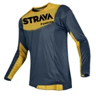 Трикотажная рубашка для езды на мотоцикле, многоцветная, дышащая, с длинным рукавом, для езды на горном и дорожном велосипеде, на осень