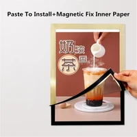 a6 magnetic picture frames refrigerator wall mount photo note holder display poster frames