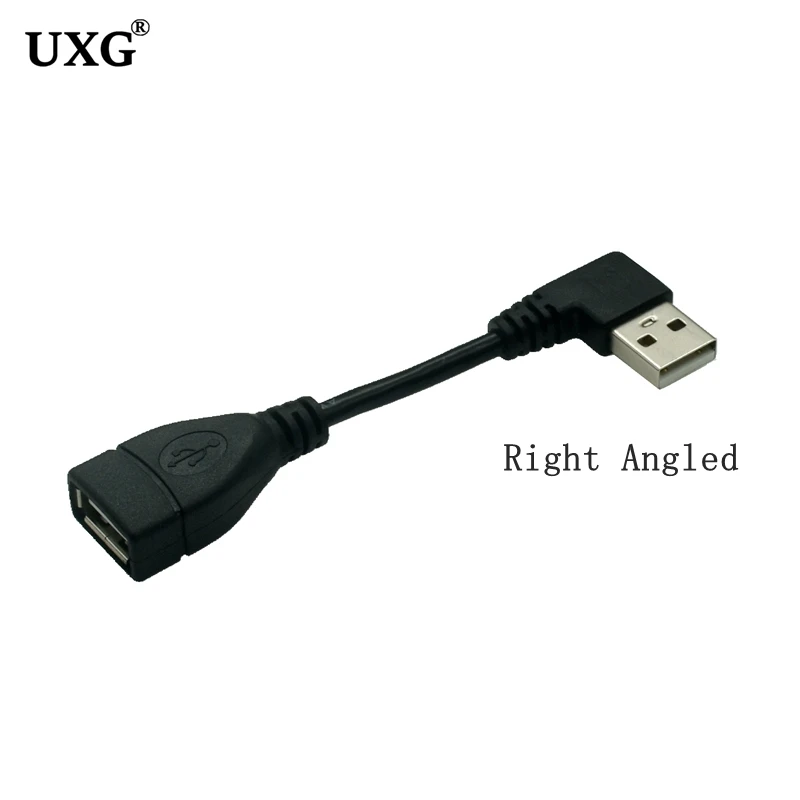 Удлинительный USB-кабель под углом 90 градусов USB 2 0 короткий кабель для Smart TV PS4