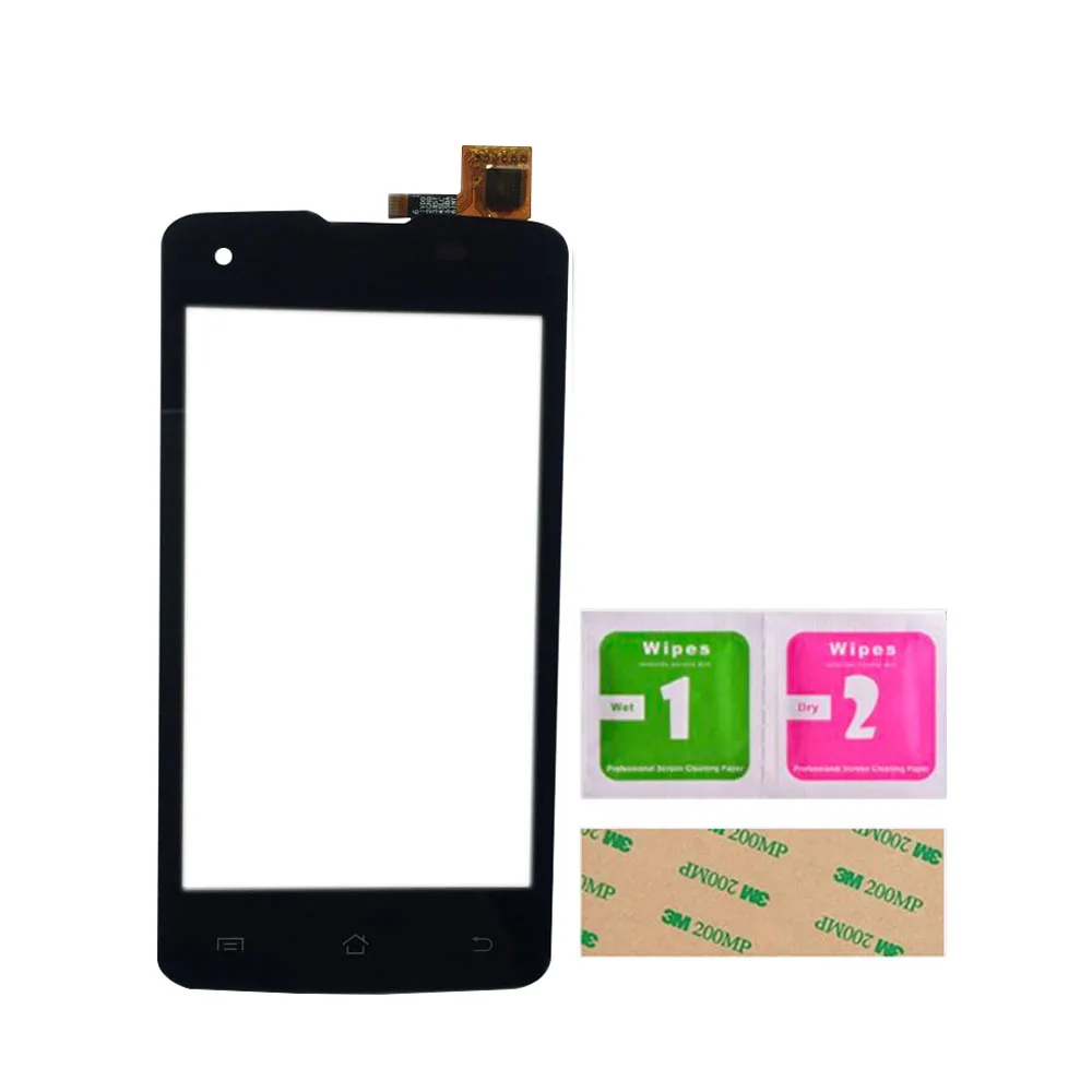 mobile phone touchpad touchscreen parts for dns s4006 touch screen digitizer front glass touch panel sensor tools 3m glue free global shipping