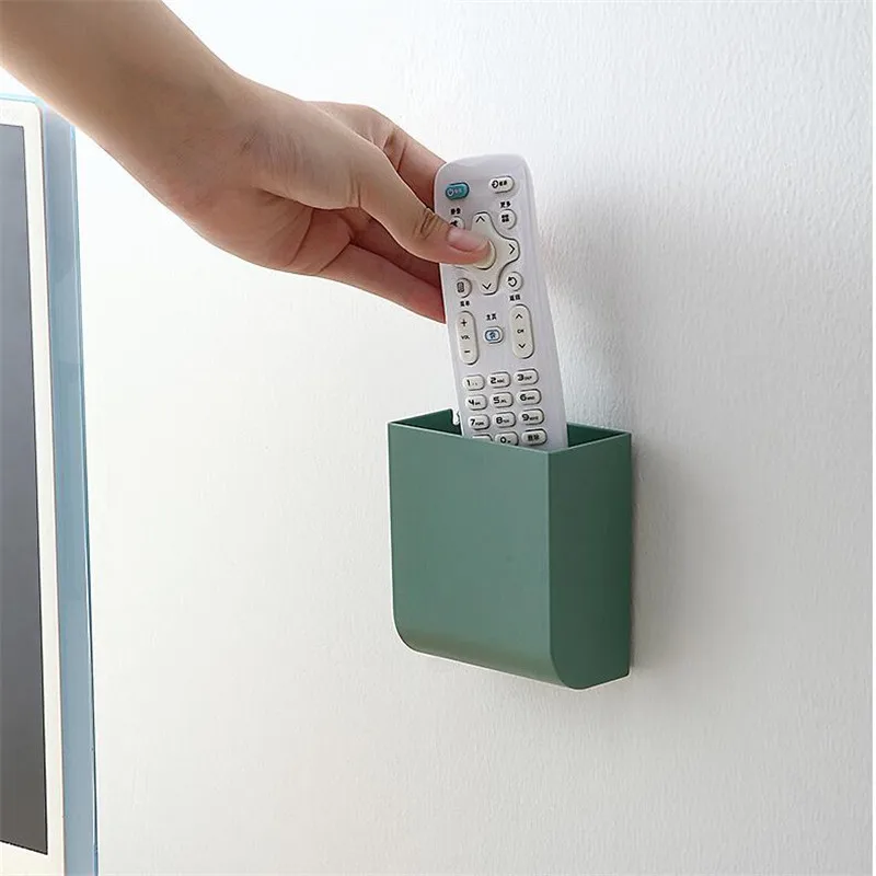 Ящик для хранения пульта дистанционного Управление Чехол стены смонтированный