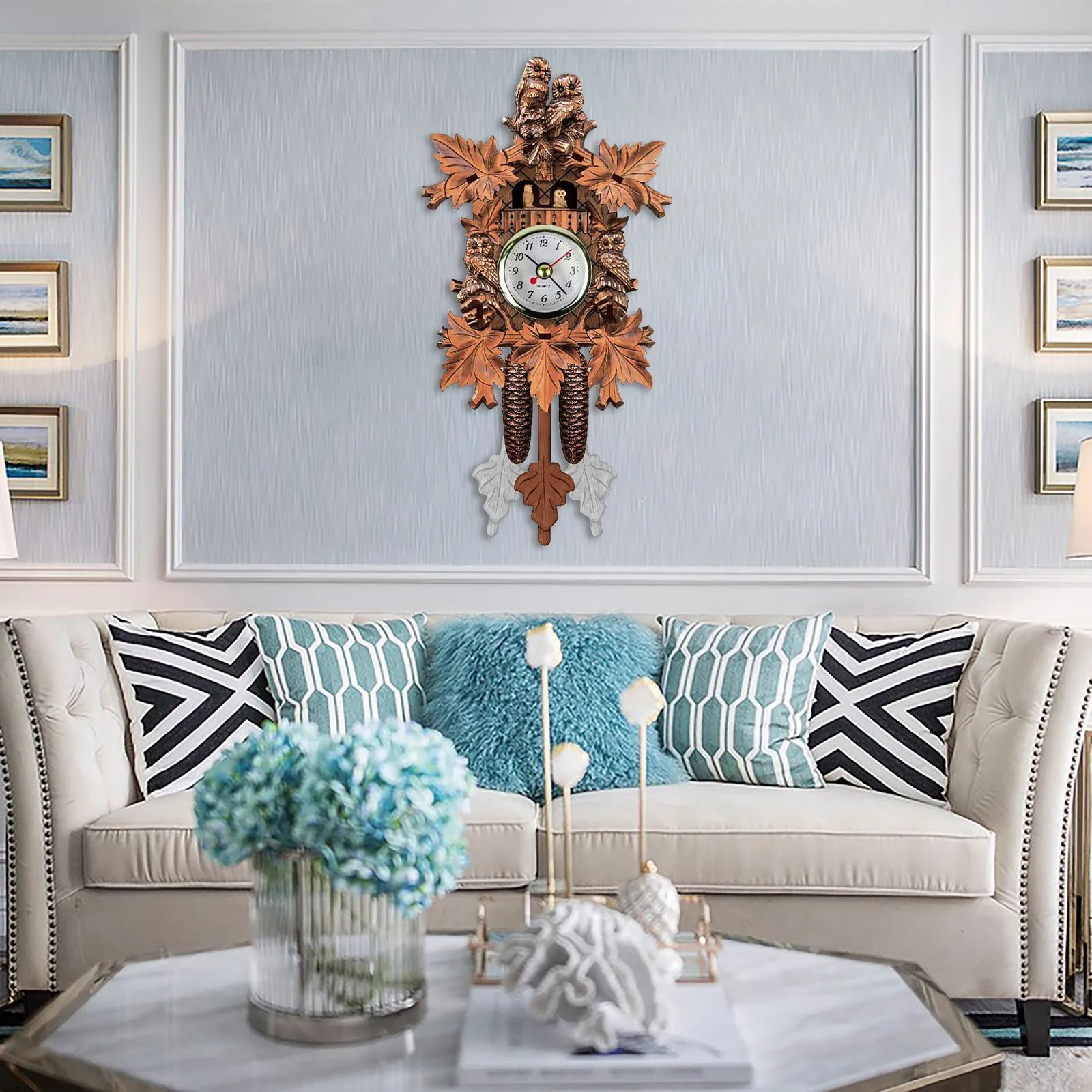 Часы с кукушкой настенные часы для гостиной будильник птичьим современные