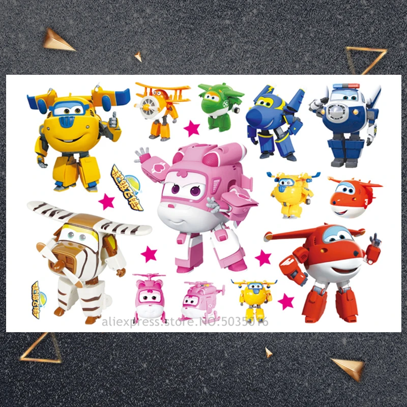 Горячая Распродажа стильных железных наклеек Hasbro Детские Мультяшные Временные