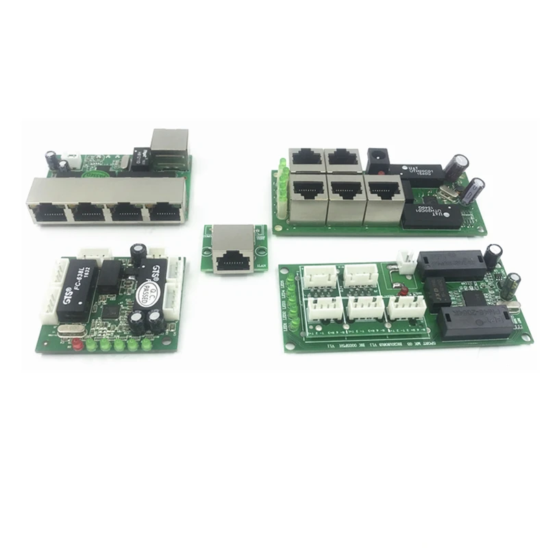 10/100 Мбит/с ethernet коммутатор печатная плата для модуля 5 портов PCBA OEM материнская