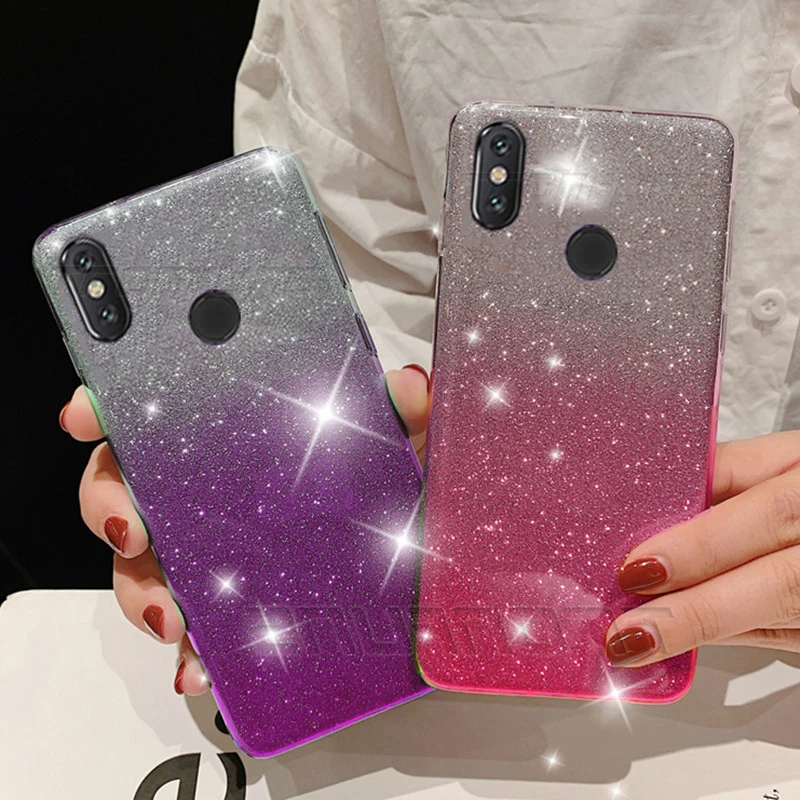 Блестящий чехол для Xiaomi Redmi K20 Note 7 5 6 Pro 6A 5A Prime Plus 4 4X Mi 8 9 SE CC9E 9T A2 A3 Lite мягкий