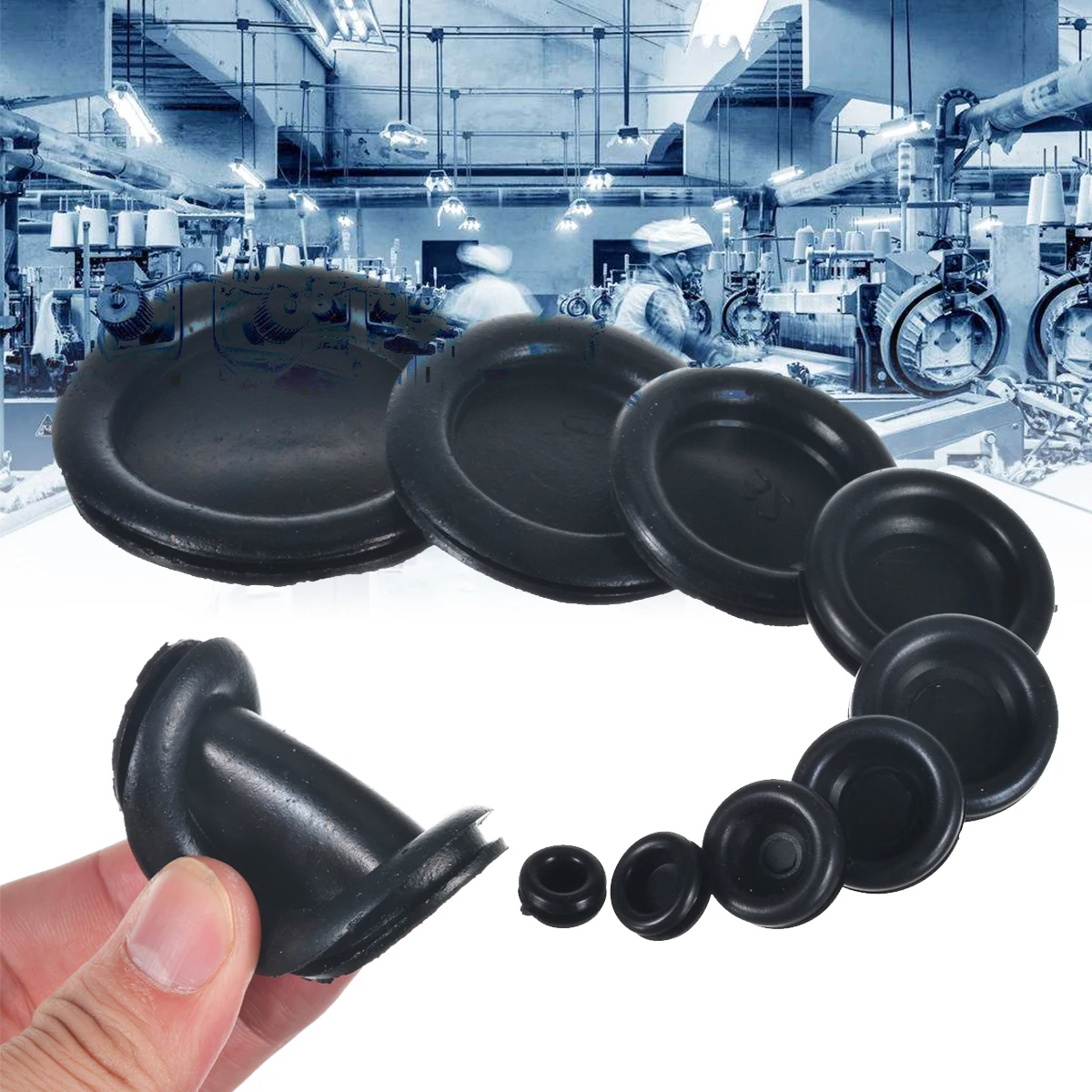 130 шт./компл. кабель гашения прокладка резиновая закрытого типа прокладки ассорти