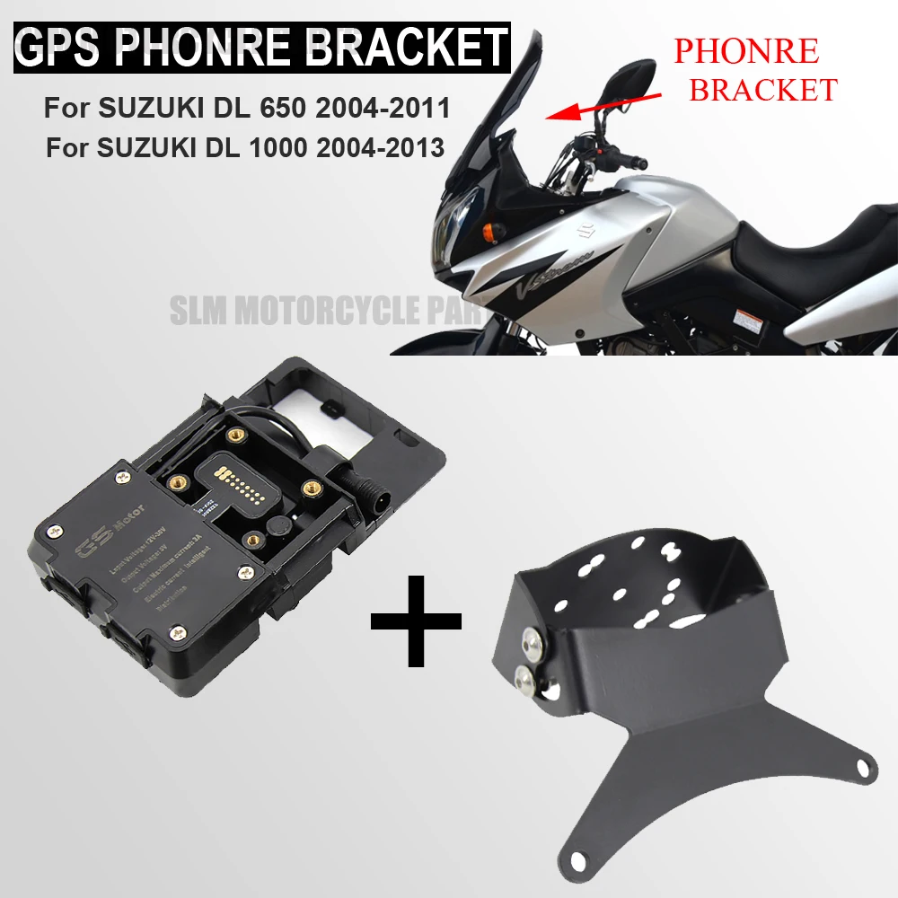

Новый мотоцикл для SUZUKI V-strom 650 1000 DL 1000 650 Vstrom кронштейн для смартфона держатель GPS навигации кронштейн
