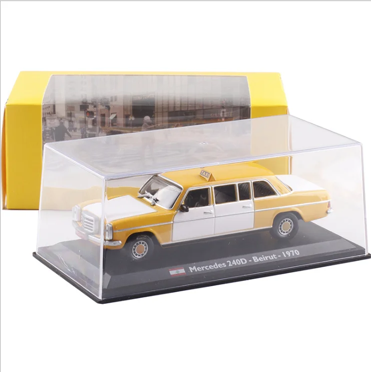 

Leo original factory 1:43 retro acrylic box Lebanon taxi (1970) alloy car model collection gift children's toys Christmas