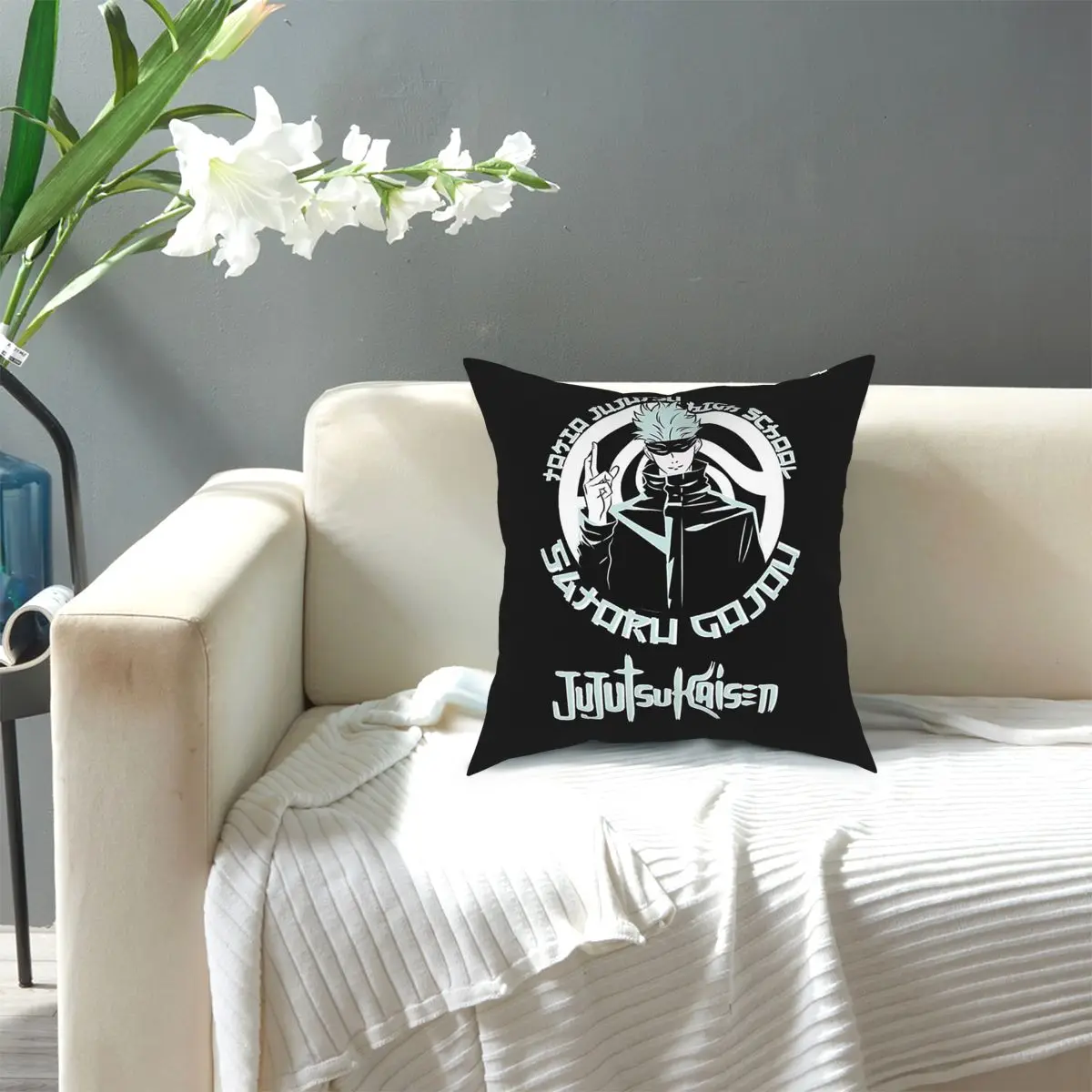 

Jujutsu Kaisen Japanese Manga-Anime (2) (2) Throw Pillow Cover Throw Pillow Creative Cushion Covers