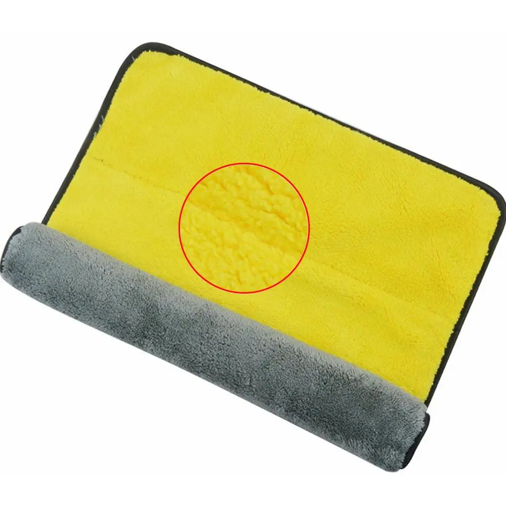

Super Absorbent Car Wash Cloth Microfiber Towel Cleaning Drying Cloths Rag Detailing Car Towel Car Care Polishing 1/6pcs