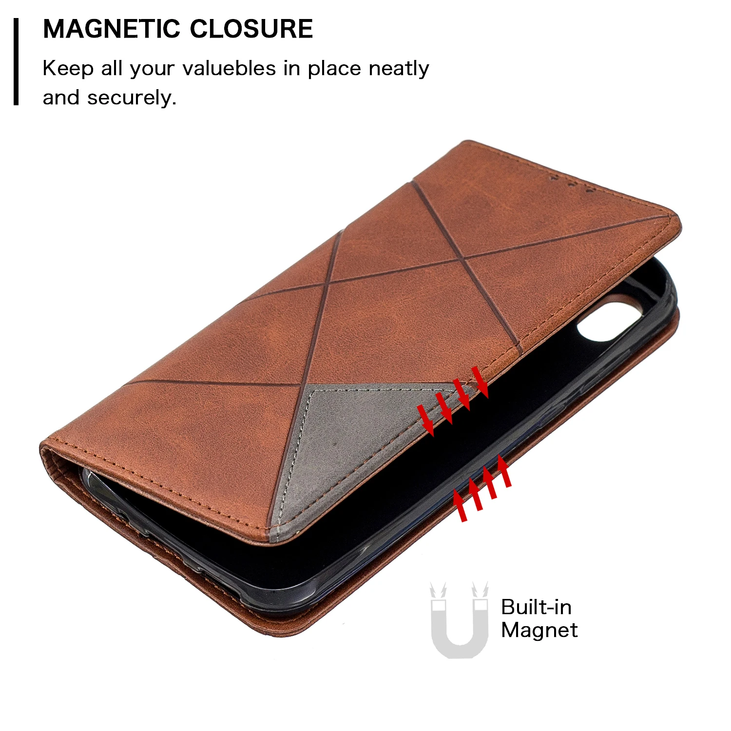 Чехлы для телефонов Huawei Y7 Prime 2019 geometrie Caso s Pro Enjoy 9 Y5 Y6 Y9 PU кожаный флип чехол
