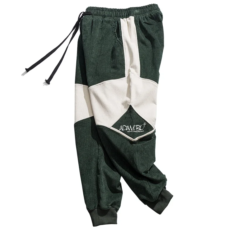 2019 мужские уличные вельветовые Мужские штаны шаровары в стиле хип хоп осенние