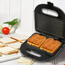 Electric Sandwich Maker Grilling Plate Toaster Breakfast Waffle Bread Machine