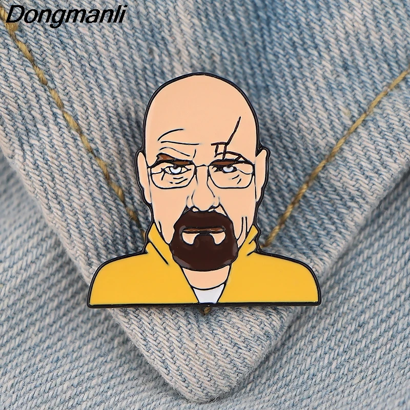

LB479 Breaking Bad Metal Enamel Pins Brooches Lapel Pin Backpack Bags Badge Gifts