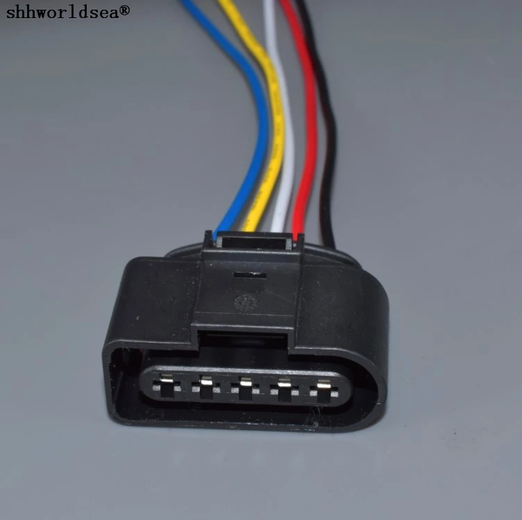 Штекер катушки зажигания worldgolden, 5 контактов, 3,5 мм, 1J0973725, разъем датчика зажигания, водонепроницаемые розетки 1J0 973 725 для VW SKODA